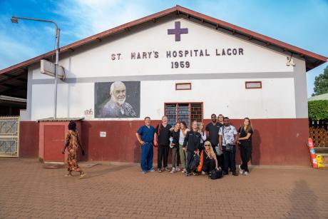 Surgical team at St. Mary's Hospita Lacor, Gulu