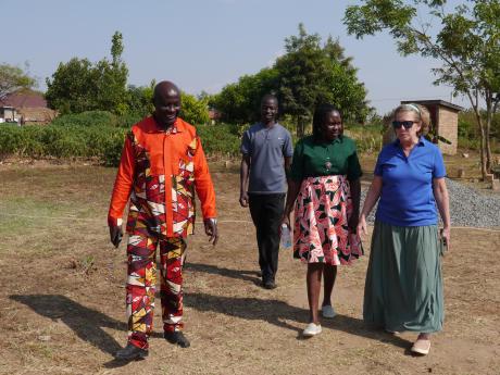 Jennifer Braun (extreme right) with some of the staff at International Midwife Assistance.