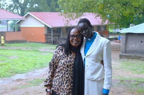Rosemary Khamati with Tabitha Apat